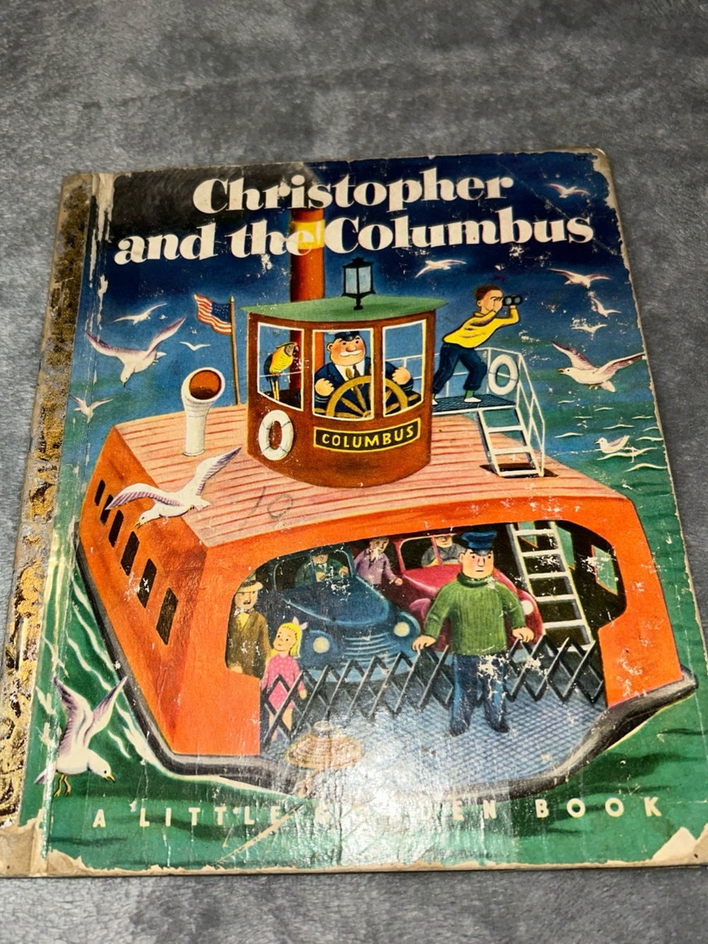 Little Golden Book, Christopher And The Columbus, 1951, “A” Edition